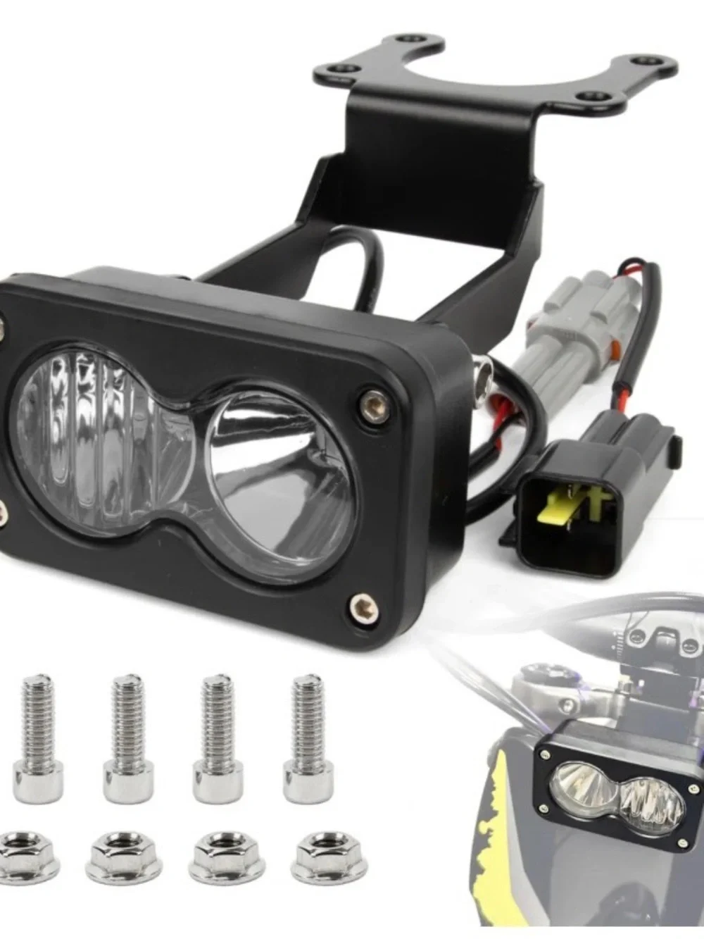 Headlight Kit Dual Beam with Harness &Bracket for Talaria Sting White Light